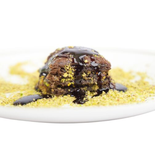 Assorted chocolate baklava
